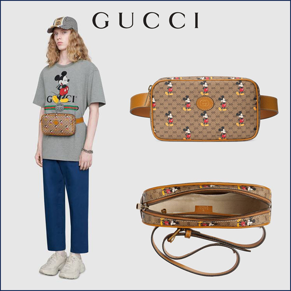2020年春夏新作 DISNEY x グッチ ディズニー x グッチ偽物 ベルトバッグ belt bag 602695 HWUBM 8559